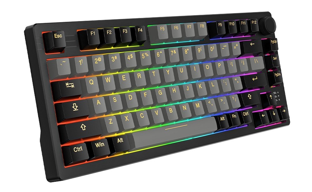 Bàn phím cơ Dareu EK75 Pro Triple Mode Black Golden DareU Cloud switch