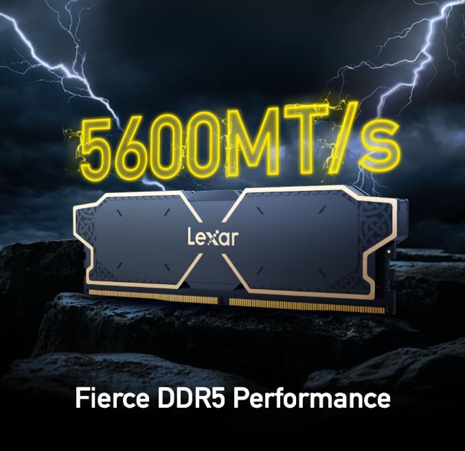 Ram desktop Lexar 32GB (2x16) THOR OC DDR5 5600 Mhz