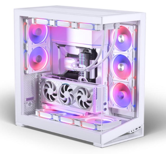 Vỏ máy tính PHANTEKS NV9 MKII, Tempered glass, DRGB, Matte White (Full Tower/ E-ATX/ Trắng) 
