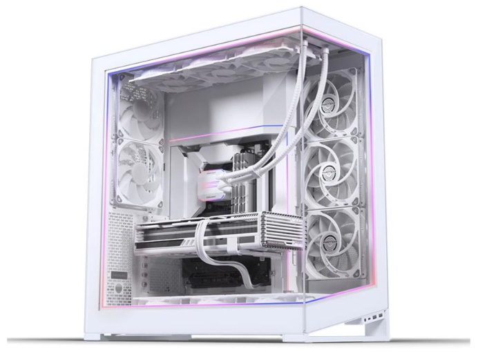 Vỏ máy tính PHANTEKS NV9 MKII, Tempered glass, DRGB, Matte White (Full Tower/ E-ATX/ Trắng) 