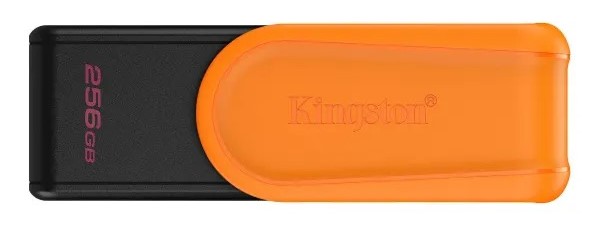 USB Kingston DTXS 256Gb USB3.2 M&agrave;u đen cam 