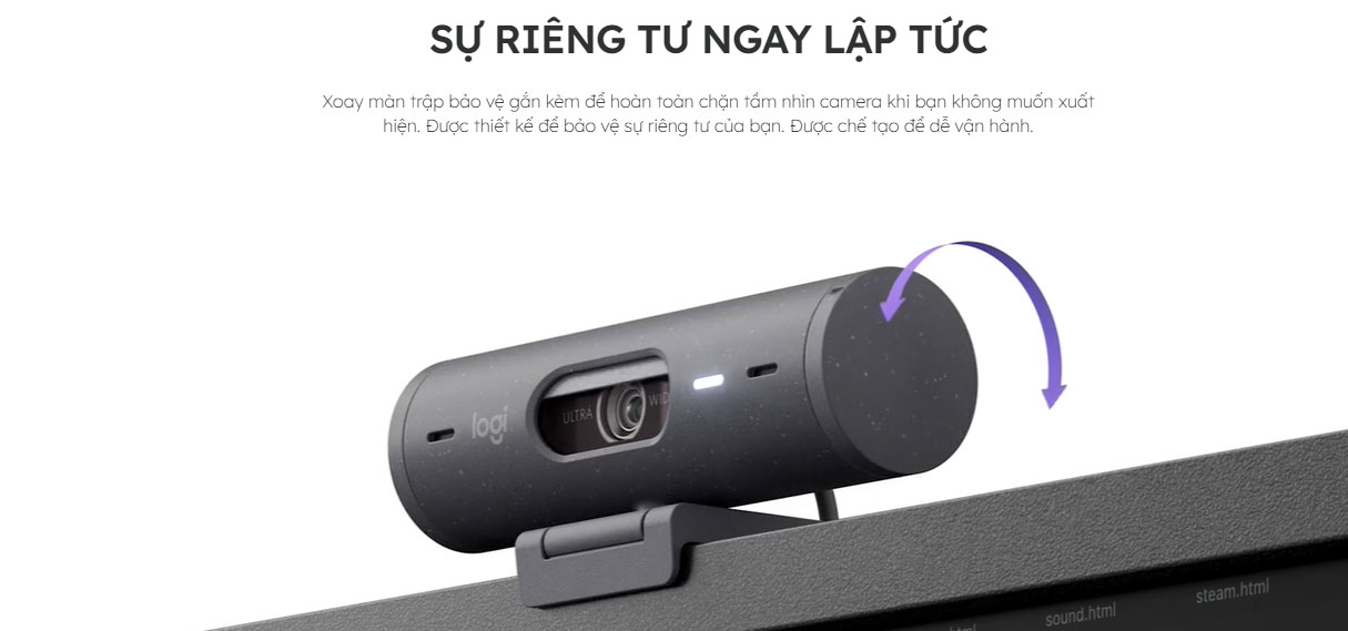 Webcam Logitech Brio 500 