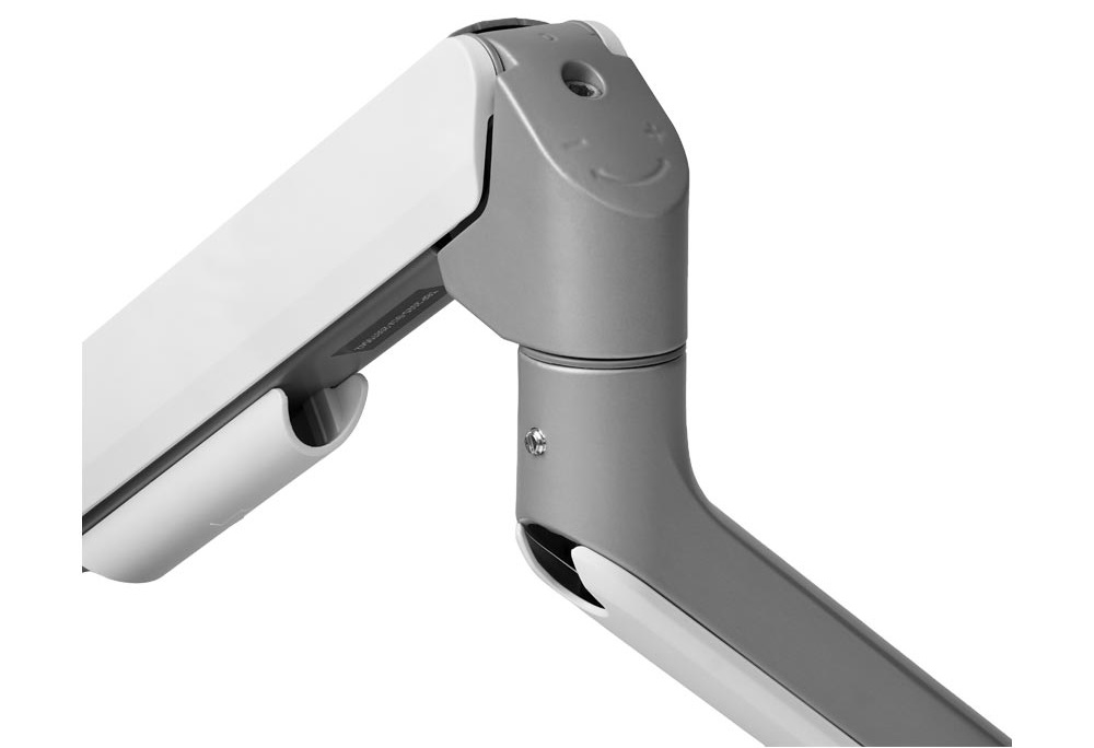 Gi&aacute; treo m&agrave;n h&igrave;nh HyperWork Humanmotion T6 Pro 2025-SLV (1 m&agrave;n h&igrave;nh/ 22inch - 32inch/ X&aacute;m trắng/ Gắn b&agrave;n)