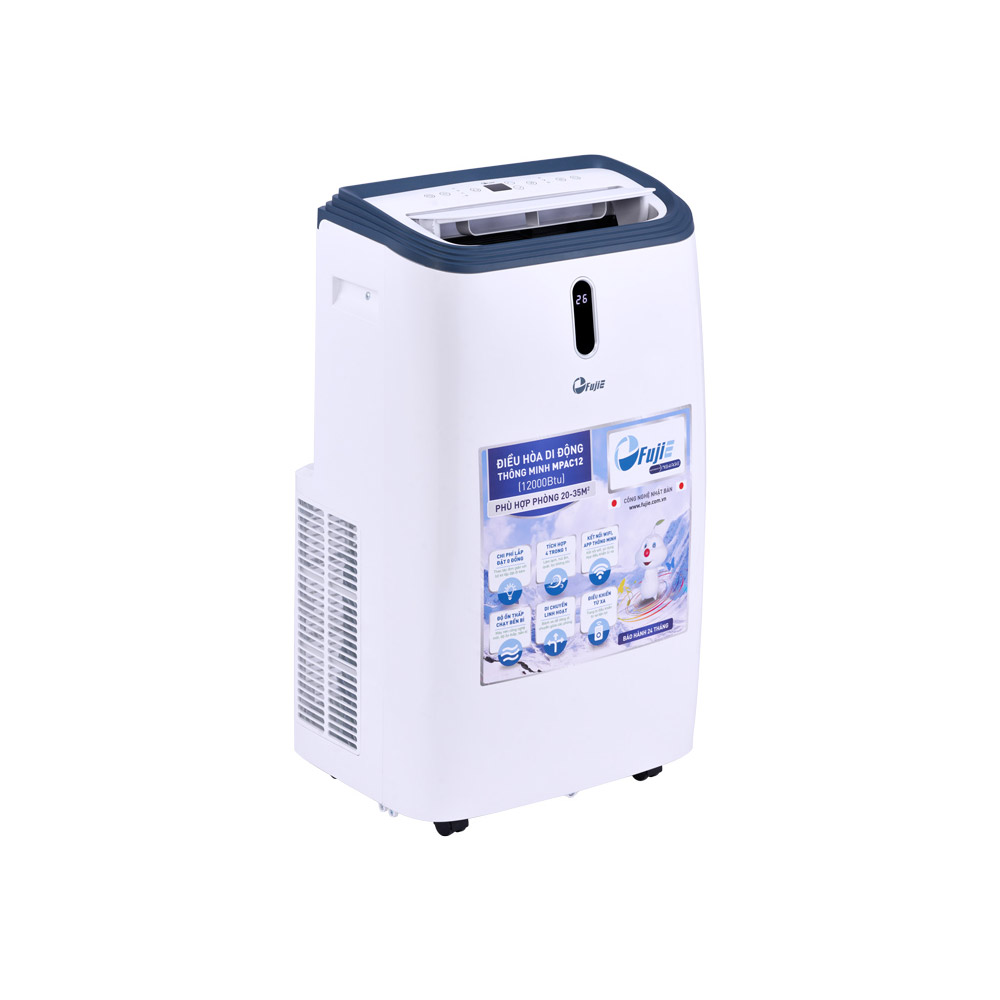 Điều h&ograve;a di động th&ocirc;ng minh Fujie DG688 (1 chiều/ 12000 BTU)