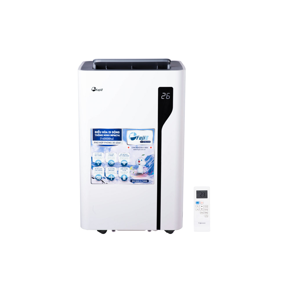 Điều h&ograve;a di động th&ocirc;ng minh Fujie MPAC14 (1 chiều/ 14000 BTU)