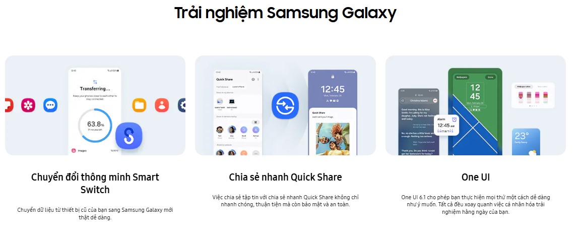 Điện thoại Samsung Galaxy A16 5G (8GB/ 128Gb/ Vàng)