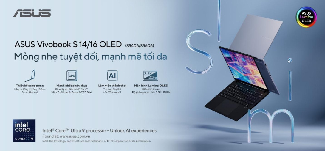 Laptop Asus Vivobook S 14/16 OLED 