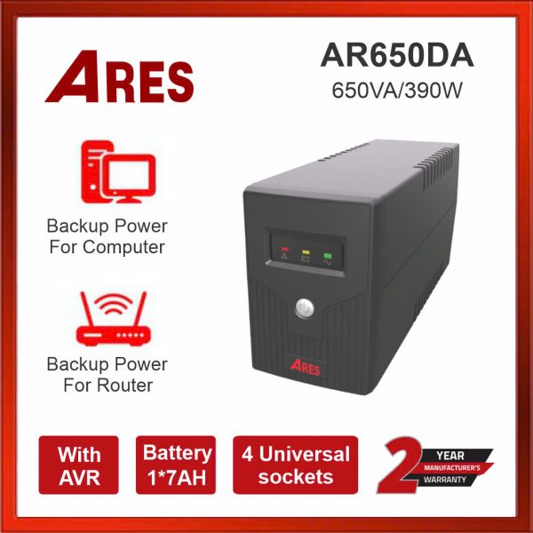 Bộ lưu điện ARES AR650DA