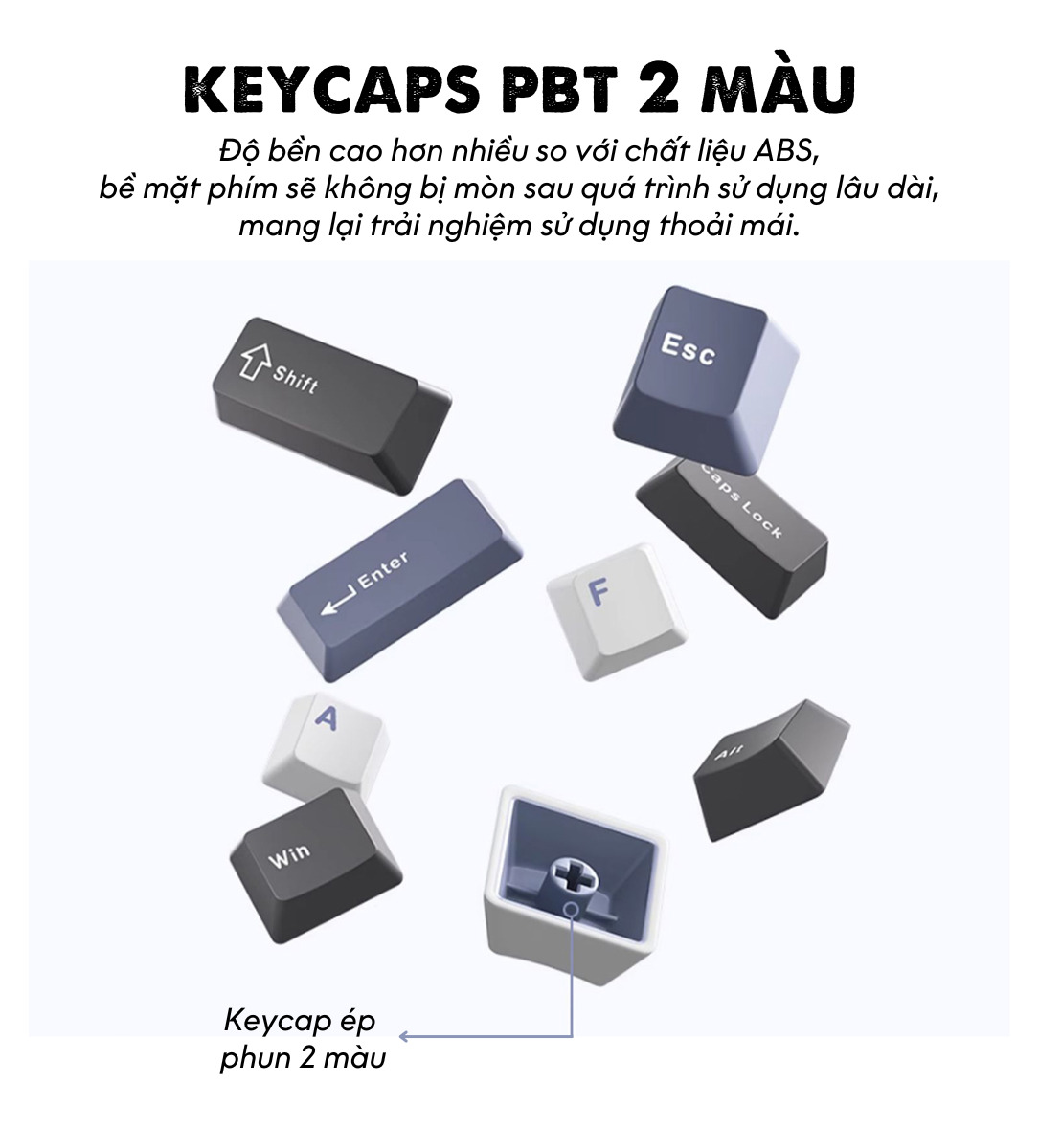 Bàn Phím Cơ Aula F87 Grey Wood V3