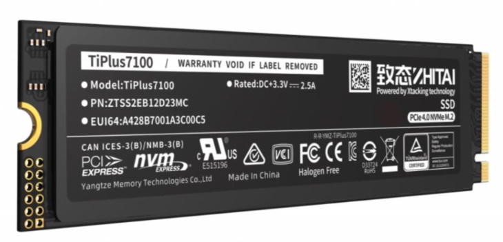 Ổ SSD Zhitai TiPlus7100s