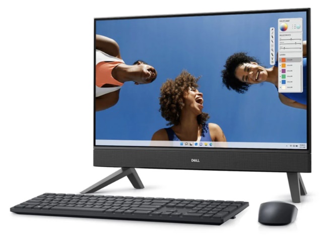 Máy tính AIO Dell Inspiron 5430 G5C0D31 (Core 7-150U/ 16GB/ 1TB SSD/ 23.8inch/ Win 11/ Office/ Black/ 1Y) 