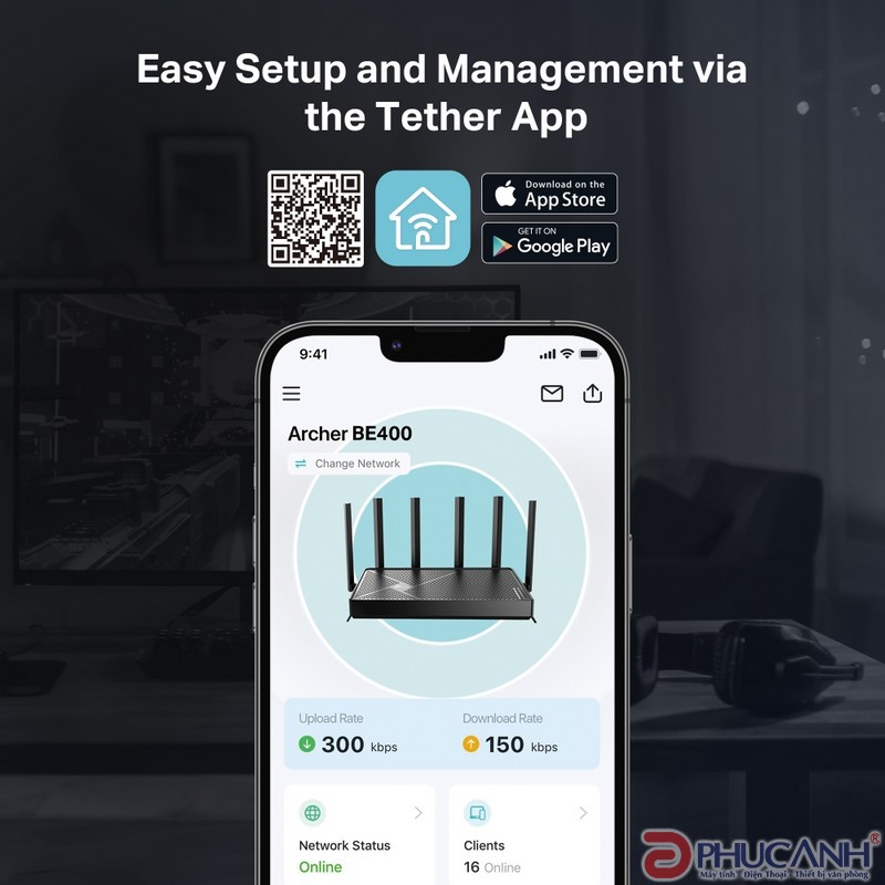 Bộ phát wifi 7 TP-Link Archer BE400