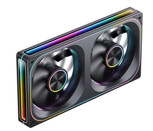 Quạt case JONSBO ZA-240B BLACK LED ARGB