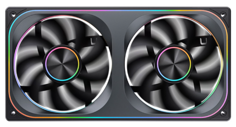 Quạt case JONSBO ZA-240B BLACK LED ARGB