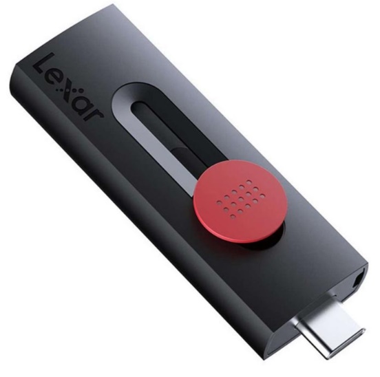 USB Lexar JumpDrive D300 64Gb USB 3.2 Type-C Màu đen