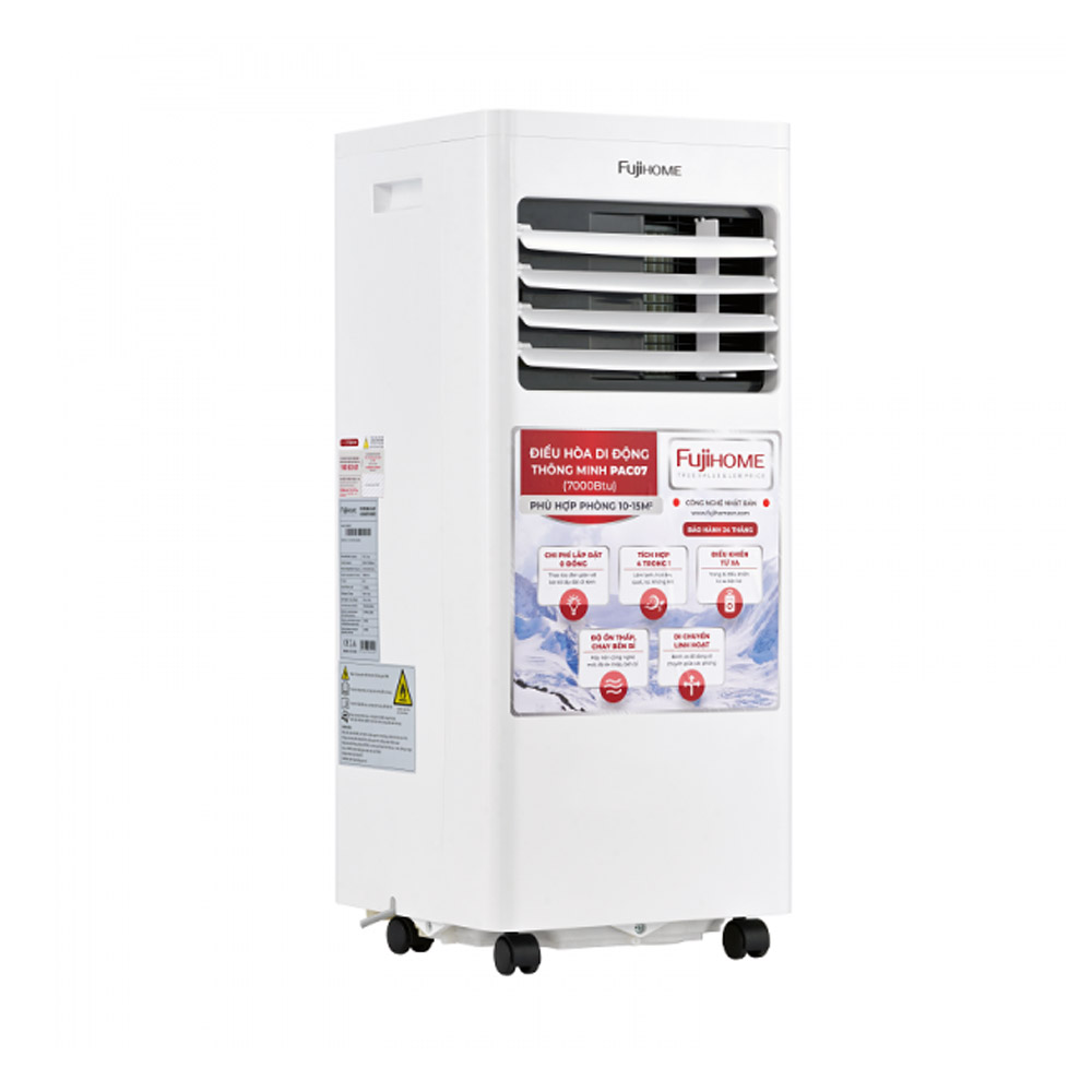 Điều hòa di động thông minh FujiHome PAC07 (1 chiều/ 7000 BTU)