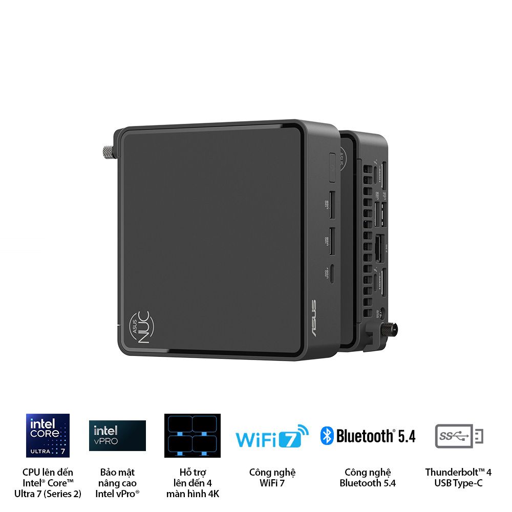 Mini PC Asus NUC 15 PRO Slim NUC15CRLIP (Intel U300/ NoOS/ 3Y)