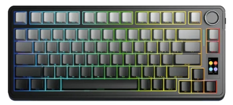 B&agrave;n ph&iacute;m cơ Aula 3 MODE S75 PRO X&aacute;m đen gradient Star Vector switch