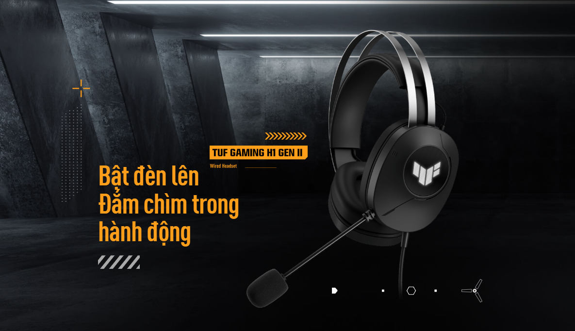 Tai nghe gaming Asus TUF Gaming H1 Gen II 