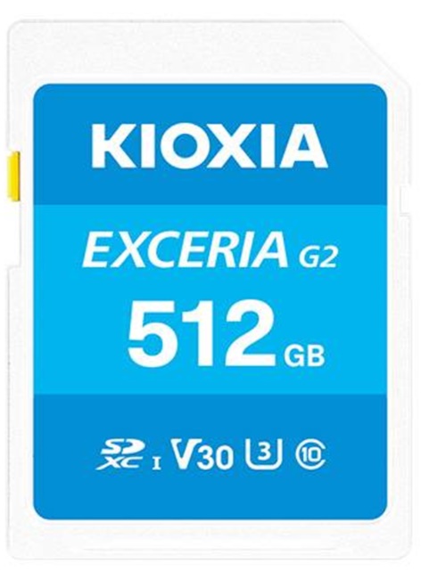Thẻ nhớ KIOXIA 512G EXCERIA CL10 UHS-I U3 V30 4K