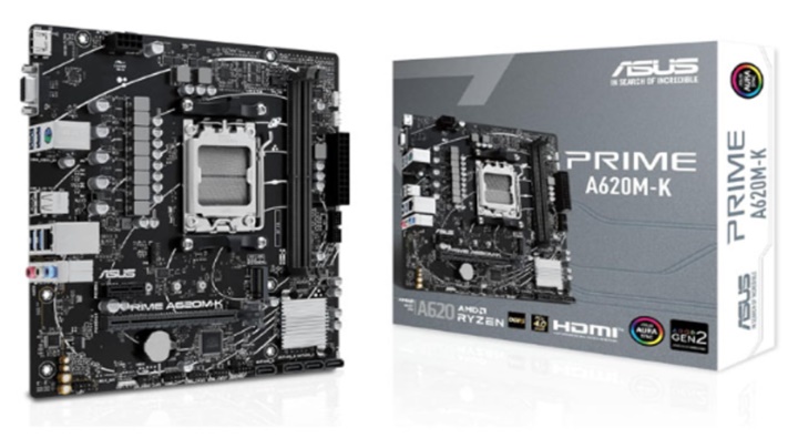 Mainboard Asus Prime A620M-K (AMD A620/ Socket AM5/ M-ATX/ DDR5)