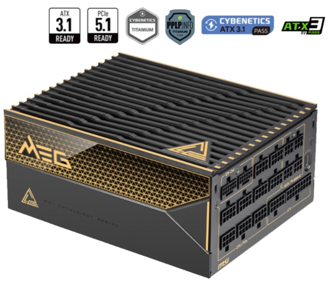 Nguồn máy tính MSI MEG Ai1600T PCIE5