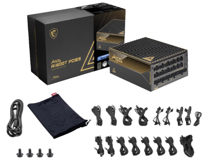Nguồn máy tính MSI MEG Ai1600T PCIE5