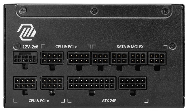 Nguồn máy tính MSI MPG A1000GL PCIE5 (1000W/ 80 Plus Gold/ Full-Modular/ Đen/ ATX)