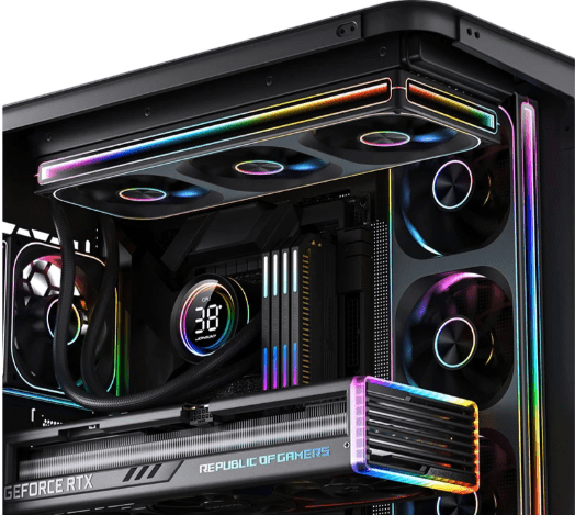 Quạt case JONSBO ZA-360B BLACK LED ARGB