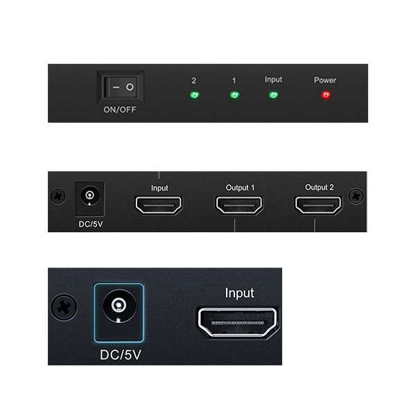 Bộ chia HDMI Ugreen 40201 từ 1 ra 2