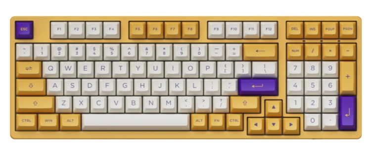 B&agrave;n ph&iacute;m cơ AKKO 3098B Plus Los Angeles (USB Type-C) 
