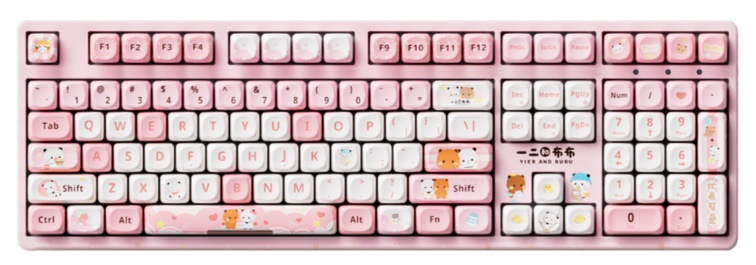 B&agrave;n ph&iacute;m cơ AKKO 3108 V3 Yier and Bubu Pink (Pink) 
