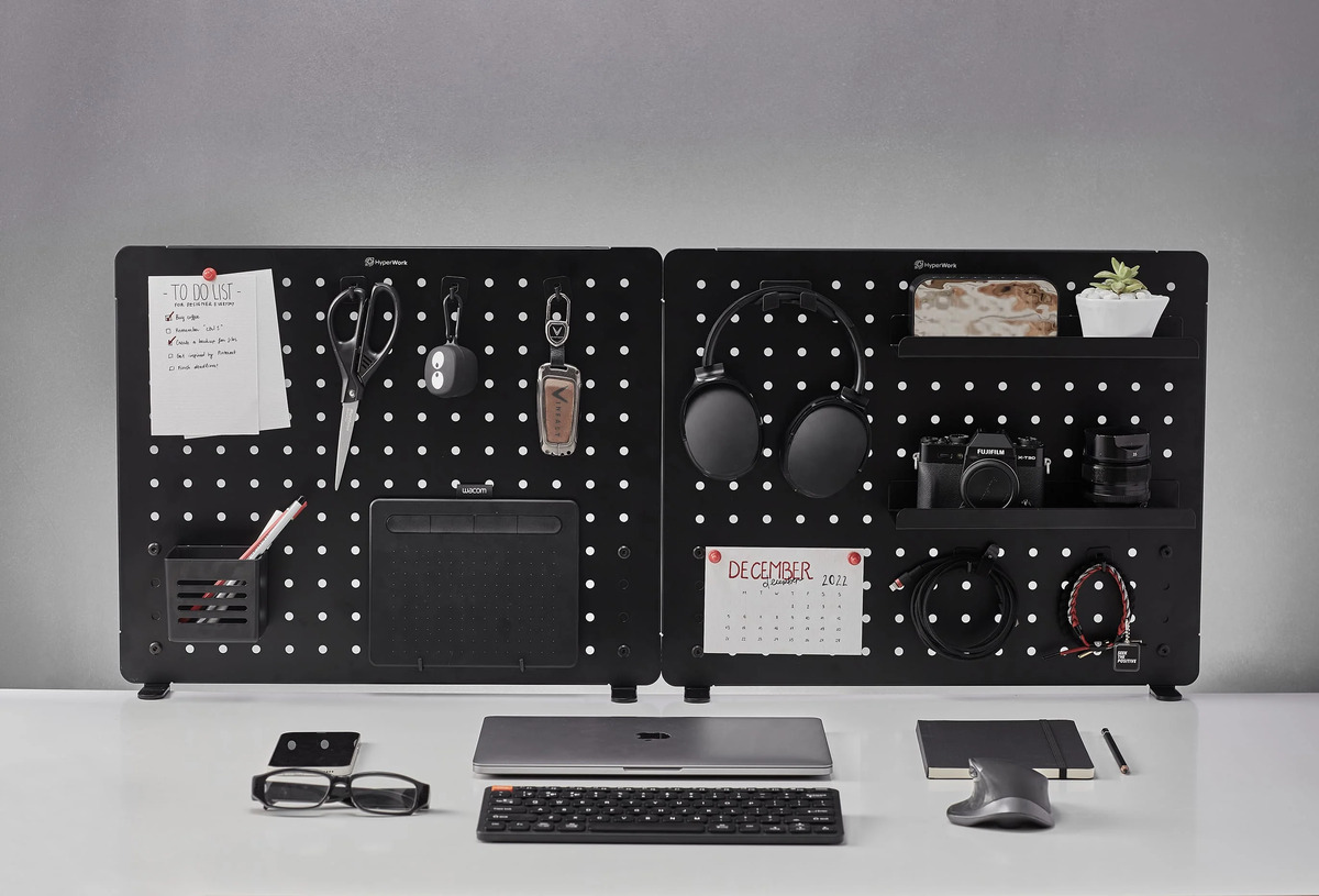 Bảng treo đồ Pegboard HyperWork PG02 &ndash; Trắng