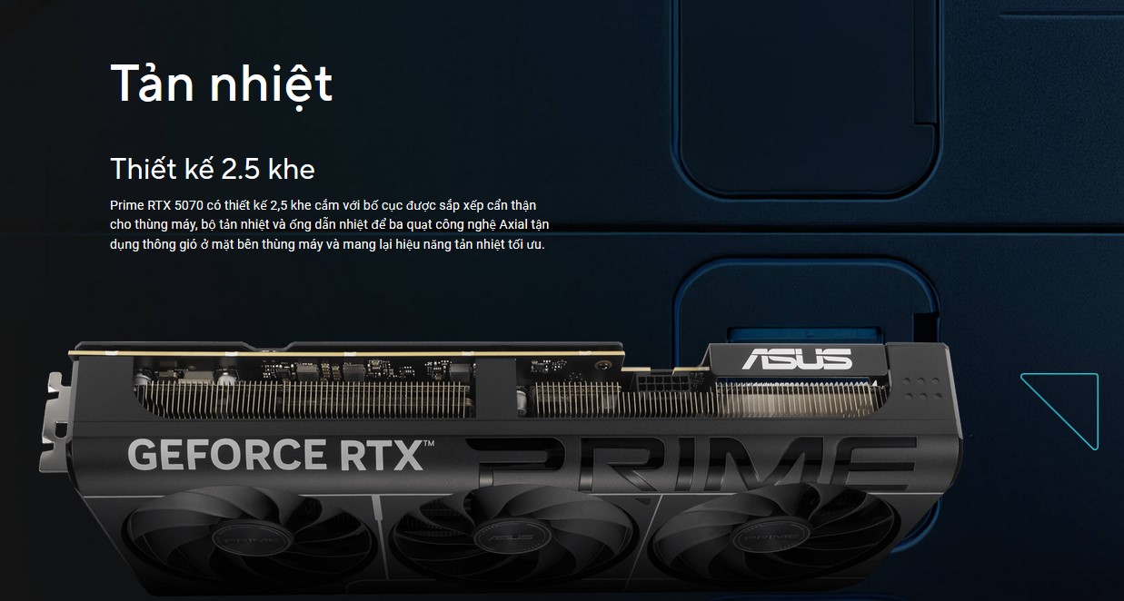 Card đồ họa ASUS Prime GeForce RTX 5070 Ti 16GB OC