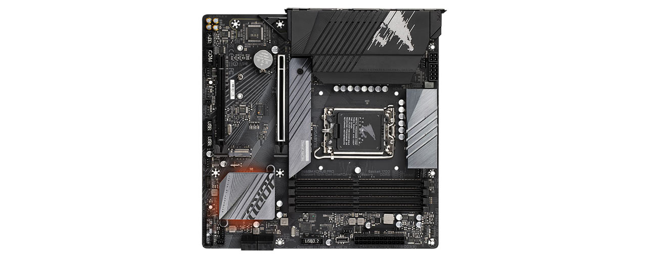 Mainboard Gigabyte B760M AORUS PRO (Intel B760/ Socket 1700/ M-ATX/ 4 khe ram/ DDR5/ 2.5 Gigabit LAN) (ID: 49948)