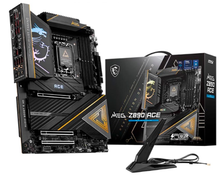 Mainboard MSI MEG Z890 ACE (Intel Z890/ Socket 1851/ ATX/ 4 khe ram/ DDR5)