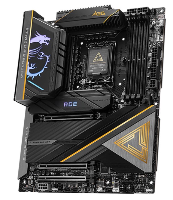 Mainboard MSI MEG Z890 ACE (Intel Z890/ Socket 1851/ ATX/ 4 khe ram/ DDR5)