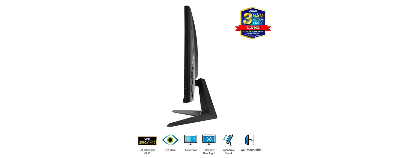 Màn hình Asus TUF Gaming VG27AQ5A (27Inch/ QHD (2560x1440)/ 0,3ms/ 210Hz/ 300cd/m2/ IPS/ Loa) (ID: 59840)