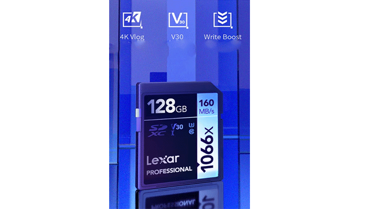 Thẻ nhớ SD Lexar Professional 1066x SDXC V30 128Gb