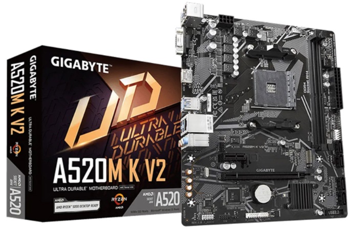 Mainboard Gigabyte A520M K V2