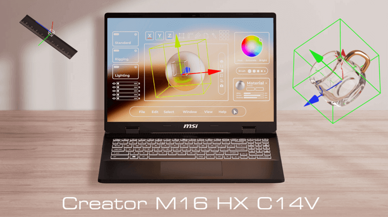 Laptop Msi Creator M16 HX C14VFG-040VN