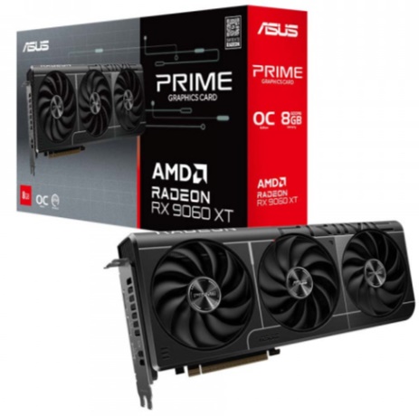 Card đồ họa Asus Prime Radeon RX 9060 XT OC Edition 8GB