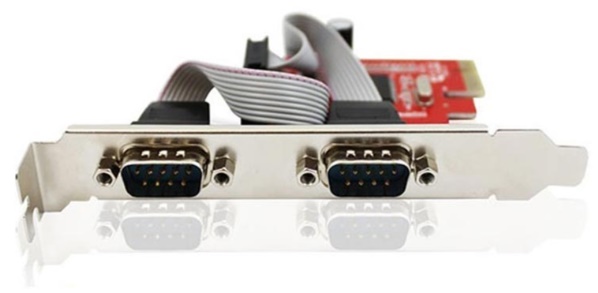 Cạc chuyển Unitek Y-7504B PCI Express 1X sang 2COM(RS232) 