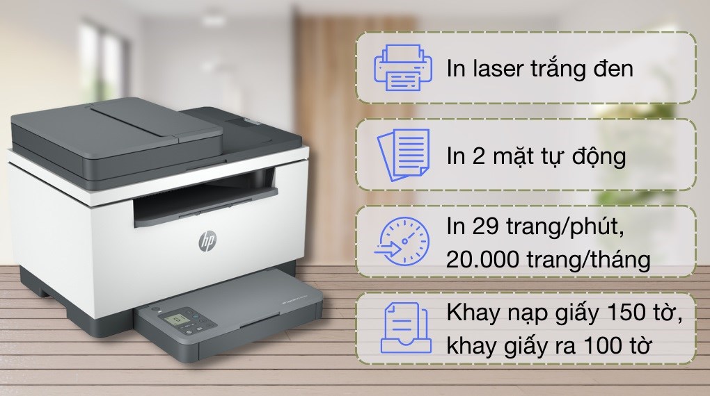 Máy in đa năng HP LaserJet MFP M236sdw (9YG09A)