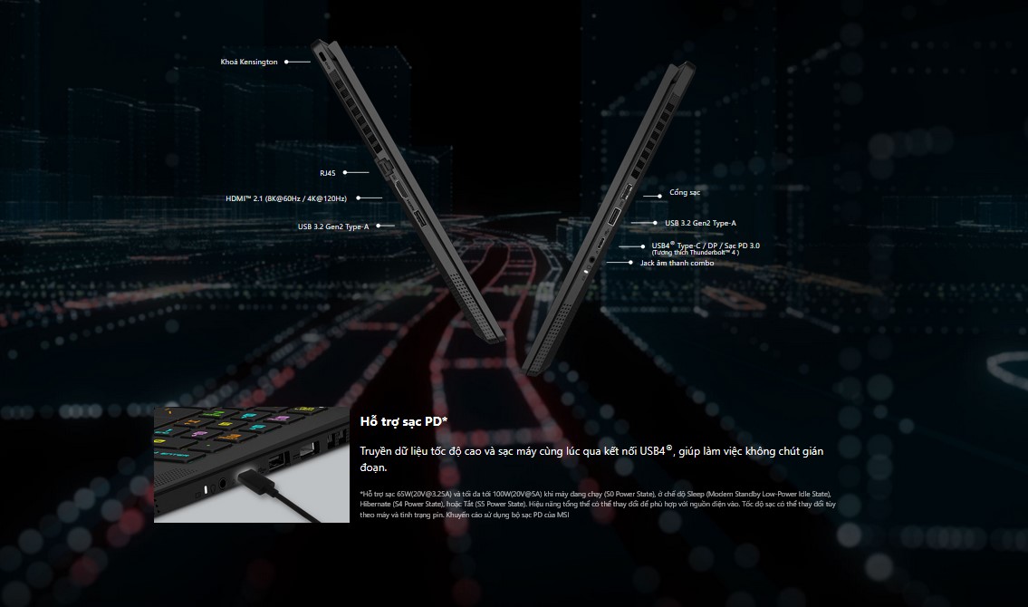 Laptop MSI Gaming Stealth A16 AI+ A3XVGG-208VN