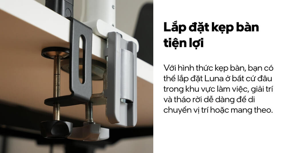 Đèn bàn led HyperWork Luna HPW-DL01-WHT
