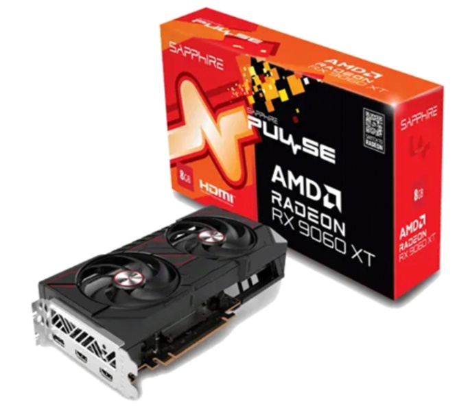 Card đồ họa Sapphire PULSE AMD RADEON RX 9060 XT GAMING 8GB OC (GDDR6/ 128 bit) 