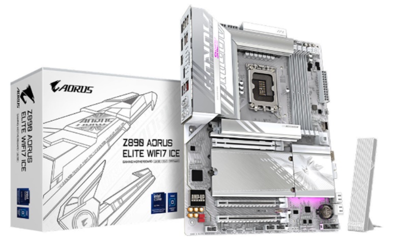 Mainboard Gigabyte Z890 AORUS ELITE WIFI7 ICE DDR5 (Intel Z890/ Socket 1851/ ATX/ 4 khe ram/ 2.5 Gigabit LAN)