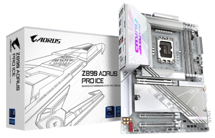 Mainboard Gigabyte Z890 AORUS PRO ICE DDR5 (Intel Z890/ Socket 1851/ ATX/ 4 khe ram/ 5 Gigabit LAN) 