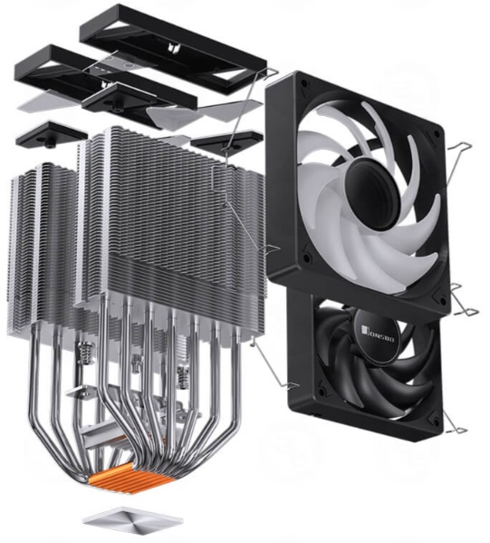 Tản nhiệt CPU JONSBO CR-3000E ARGB Black 